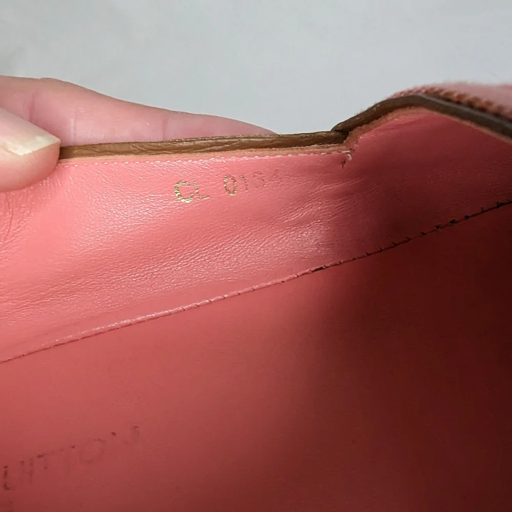 Authentic Louis Vuitton Pink Canvas Espadrilles